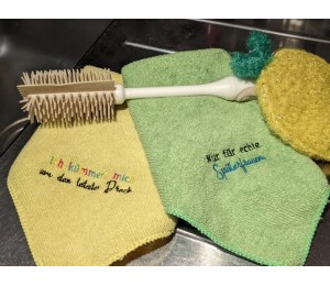 Stickserie - Spülsprüche